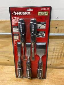 HUSKY Wood Chisel Set (5-Piece)