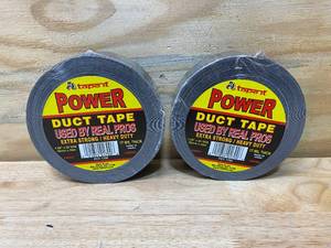 TAPE IT Lot of 2 Rolls of-  2 Extra Heavy Duty 17 mil Duct Tape