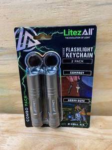 LITEZ ALL FlashLight Keychain (2 Pack)