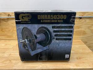 General Pump DHRA50300 38 In. A-Frame Hose Reel, 300 Ft., 5000 PSI