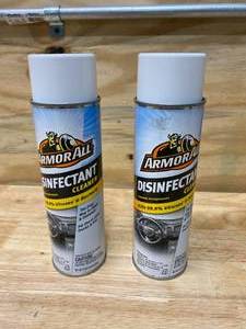 ARMOR ALL Lot of 2-  19467 Disinfectant Spray, 19 Ounce