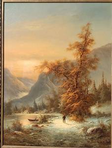 lot 2 image: Stunning Realism Landscape from Ludwig Muninger (German)