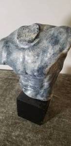lot 83 image: Plaster Statue of Male Torso by S. Eylanbee