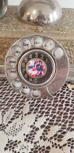 lot 24 image: Silver French Boudior Telephone