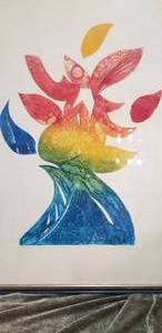 lot 60 image: Leaves a Flyin Serigraph Art by Anita Klebanoff