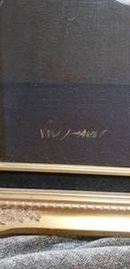 lot 62 image: Violin and Book Still Life Art Oil Painting