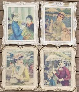 lot 98 image: Collection of 4 Vintage Framed Prints