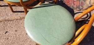 lot 61 image: Empire State Chair Bentwood Dining Chairs, set of 4