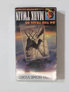 PBS HOME VIDEO - ON THE TRAIL OF MARK TWAIN - 2 VHS SET