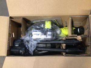 lot 4 image: RYOBI ONE 18V EZClean 320 PSI 0.8 GPM Cordless Cold Water Power Cleaner with Battery and Charger