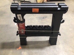 lot 6 image: Husky 28 in. Folding Sawhorse (2-Pack)