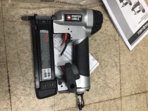 lot 8 image: Porter-Cable 18-Gauge Pneumatic Brad Nailer and Porter-Cable 23-Gauge 1-38 in. Pin Nailer
