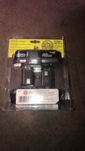 lot 9 image: RYOBI ONE 18V 2.0 Ah Compact Lithium-Ion Battery (2-pack)