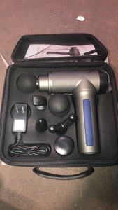 lot 10 image: 11-speed 2-mode massage gun