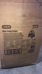 lot 13 image: Little tikes Dino cozy coupe ride-on car for kids