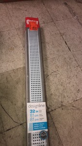 lot 20 image: Oatey Designline 32 in. Stainless Steel Linear Shower Drain with Square Pattern Drain Cover
