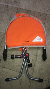 lot 25 image: Chaise de table hook-on chair and portable high chair