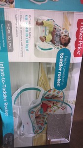 lot 26 image: Fisher-price infant-to-toddler rocker