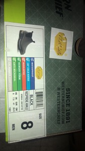 lot 32 image: Western chief mens size 8 black neoprene ankle boot