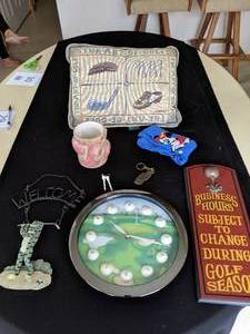 Golf Clock and Signs and Other Accessories
