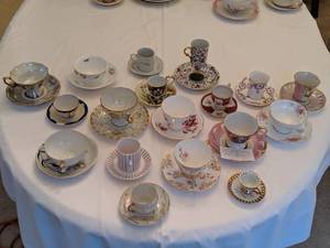 Collection of China Tea Cup And Saucer