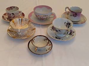 Tea Cup And Saucer Lot (6)