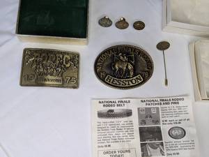 Hesston Western Belt Buckles and Hat Pins