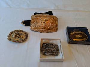 Western Belt Buckle Lot