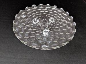Vintage Fostoria Round Cake Plate
