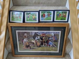 Dogs Playing Golf (Art)