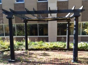 lot 197 image: Heavy Duty Pergola 160 x 160 x 104