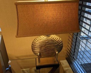 lot 19 image: Contemporary Style Table Lamp