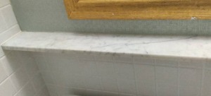 lot 718 image: Bathroom Marble Ledge
