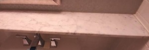 lot 762 image: Long Bathroom Marble Ledge