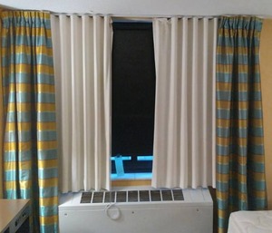 lot 789 image: Elegant Window Curtains and Shade
