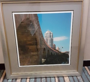 lot 947 image: Sweeping Arches Framed Wall Art