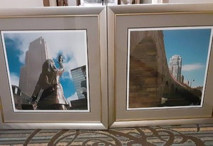 lot 648 image: Marys Toss and Sweeping Arches Framed Wall Art