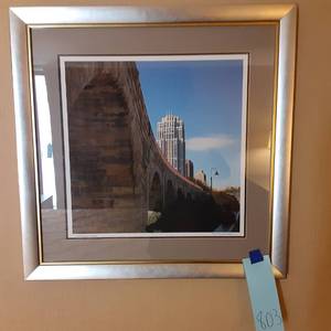 lot 803 image: Sweeping Arche Framed Wall Art