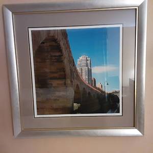 lot 863 image: Sweeping Arches Framed Wall Art