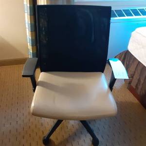 lot 869 image: Office Chair - Tan & Black