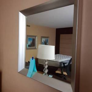 lot 892 image: Beautiful Silver Mirror