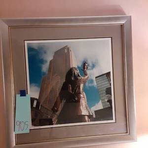 lot 905 image: Marys Toss Framed Wall Art