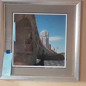 lot 927 image: Sweeping Arches Framed Wall Art