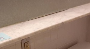 lot 960 image: Bathroom Marble Ledge