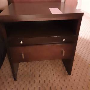 lot 1030 image: Large Brown Nightstand