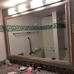 lot 503 image: Classic Large Bathroom Mirror