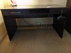 lot 634 image: Simple and Classic Brown Office Desk
