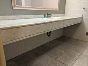 lot 701 image: Large Bathroom Counter with Sink