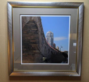 lot 704 image: Sweeping Arches Framed Wall Art