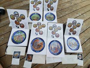 Wholesale Lot  Multiple sets of Collectors Plates from Bradford Exchange